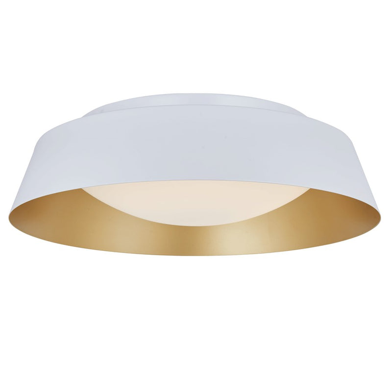 Abra Lighting Flare 15" Flared Frame/Opal, White/Gold