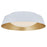 Abra Lighting Flare 15" Flared Frame/Opal, White/Gold