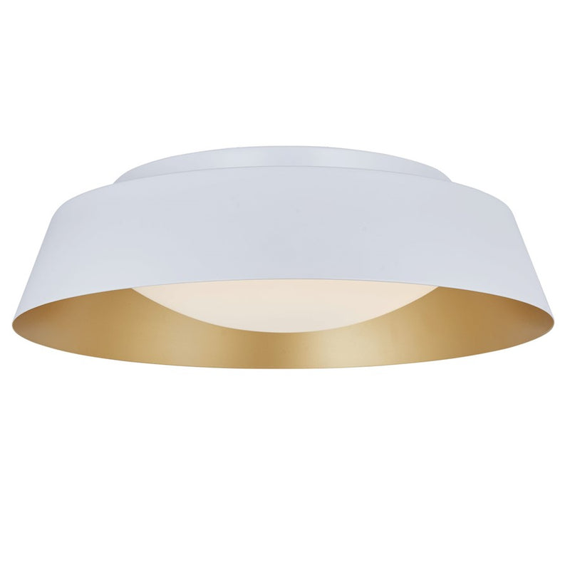 Abra Lighting Flare 15" Flared Frame/Opal, White/Gold