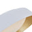 Abra Lighting Flare 15" Flared Frame/Opal, White/Gold