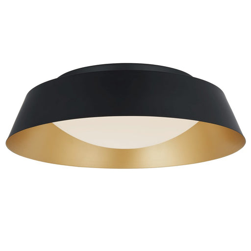 Abra Lighting Flare 1 Light 18" Flared Frame/Opal, BK/Gold