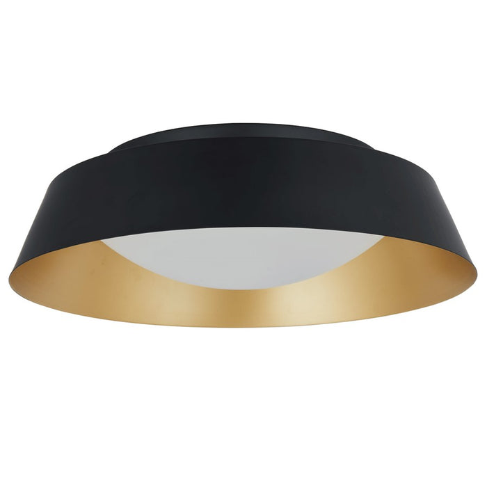 Abra Lighting Flare 1 Light 18" Flared Frame/Opal, BK/Gold