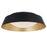 Abra Lighting Flare 1 Light 18" Flared Frame/Opal, BK/Gold