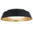 Abra Lighting Flare 1 Light 18" Flared Frame/Opal, BK/Gold