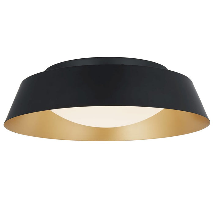 Abra Lighting Flare 1 Light 18" Flared Frame/Opal, BK/Gold