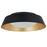 Abra Lighting Flare 1 Light 18" Flared Frame/Opal, BK/Gold