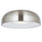 Abra Lighting Lynx 1Lt 13" Inner Curve Flushmount/Opal, Nickel - 30075FM-BN-LYNX