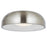 Abra Lighting Lynx 1 Light 13" Inner Curve Flushmount/Opal, Nickel
