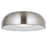Abra Lighting Lynx 1 Light 13" Inner Curve Flushmount/Opal, Nickel