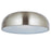 Abra Lighting Lynx 1 Light 13" Inner Curve Flushmount/Opal, Nickel