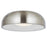 Abra Lighting Lynx 1 Light 13" Inner Curve Flushmount/Opal, Nickel