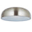 Abra Lighting Lynx 1 Light 13" Inner Curve Flushmount/Opal, Nickel