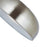 Abra Lighting Lynx 1 Light 13" Inner Curve Flushmount/Opal, Nickel