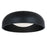 Abra Lighting Lynx 1Lt 13" Inner Curve Flushmount/Opal, Black - 30075FM-MB-LYNX