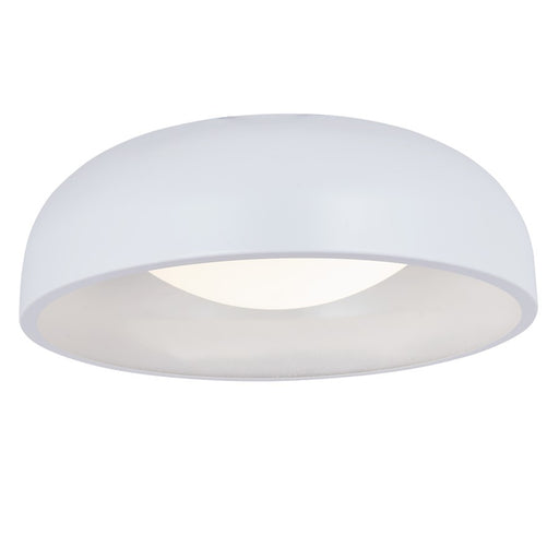 Abra Lighting Lynx 1 Light 13" Inner Curve Flushmount/Opal, White