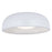 Abra Lighting Lynx 1 Light 13" Inner Curve Flushmount/Opal, White