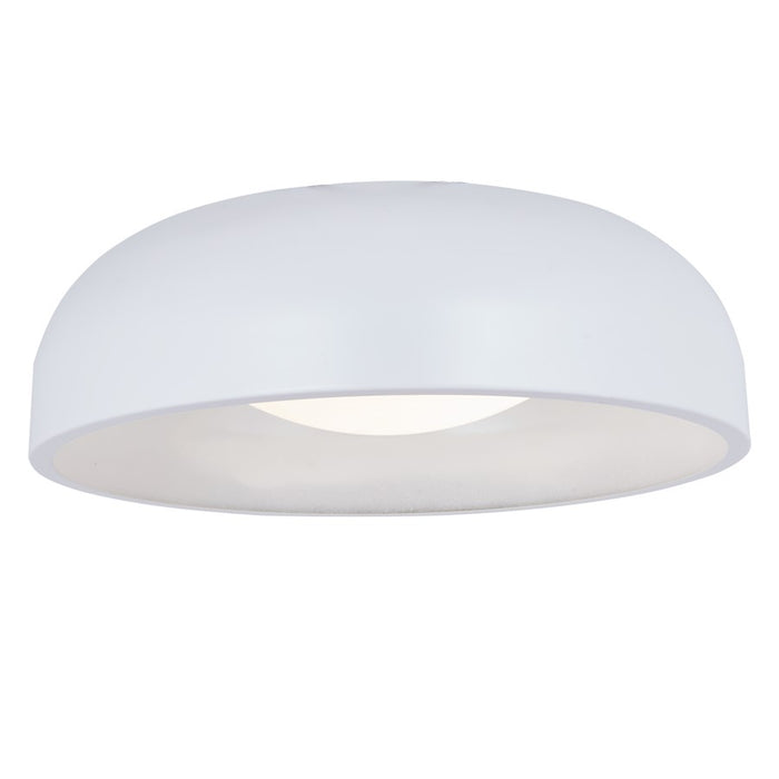 Abra Lighting Lynx 1 Light 13" Inner Curve Flushmount/Opal, White