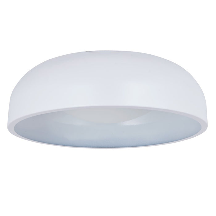 Abra Lighting Lynx 1 Light 13" Inner Curve Flushmount/Opal, White
