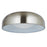 Abra Lighting Lynx 1 Light 17" Inner Curve Flushmount/Opal, Nickel