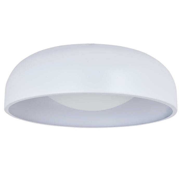 Abra Lighting Lynx 1 Light 17" Inner Curve Flushmount/Opal, White