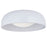 Abra Lighting Lynx 1 Light 17" Inner Curve Flushmount/Opal, White