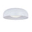 Abra Lighting Lynx 1 Light 17" Inner Curve Flushmount/Opal, White