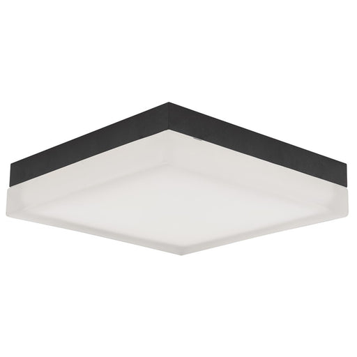 Abra Lighting IceCube 1Lt 9" Square Flushmount, Black - 30080FM-BL-ICECUBE