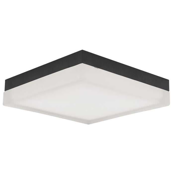 Abra Lighting IceCube 1 Light 9" Square Flushmount, Black