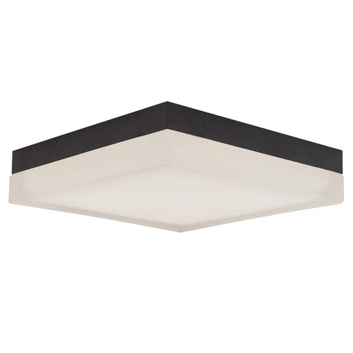 Abra Lighting IceCube 1 Light 9" Square Flushmount, Black