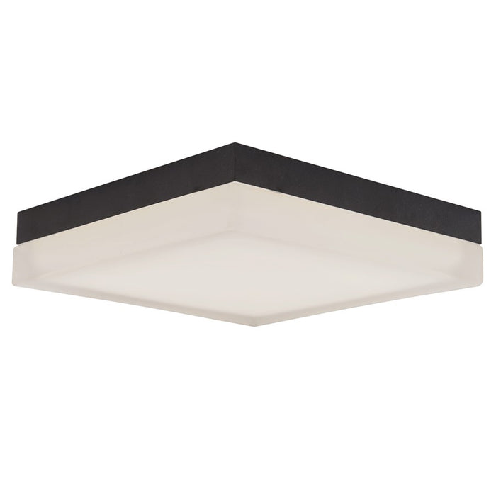Abra Lighting IceCube 1 Light 9" Square Flushmount, Black