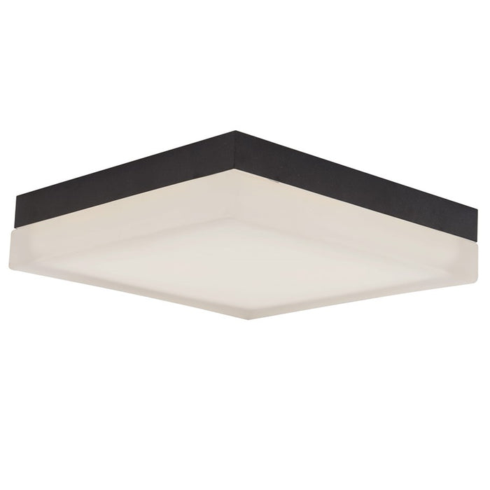 Abra Lighting IceCube 1 Light 9" Square Flushmount, Black