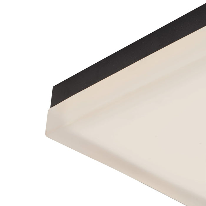 Abra Lighting IceCube 1 Light 9" Square Flushmount, Black
