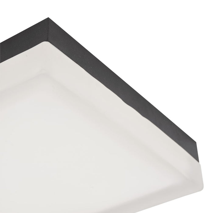 Abra Lighting IceCube 1 Light 9" Square Flushmount, Black