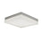 Abra Lighting IceCube 1 Light 9" Square Flushmount, Nickel
