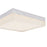 Abra Lighting IceCube 1 Light 9" Square Flushmount, Chrome