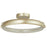 Abra Lighting Rave 1 Light 18" Dual LED Ring Flushmount, Silver