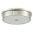 Abra Lighting Spark 1 Light 12" Opal Glass Flushmount, Nickel