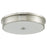 Abra Lighting Spark 1 Light 15" Opal Glass Flushmount, Nickel