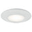 Abra Lighting Button 1Lt Low Profile Flushmount, White - 30099FM-WH-BUTTON