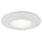 Abra Lighting Button 1 Light Low Profile Flushmount, White