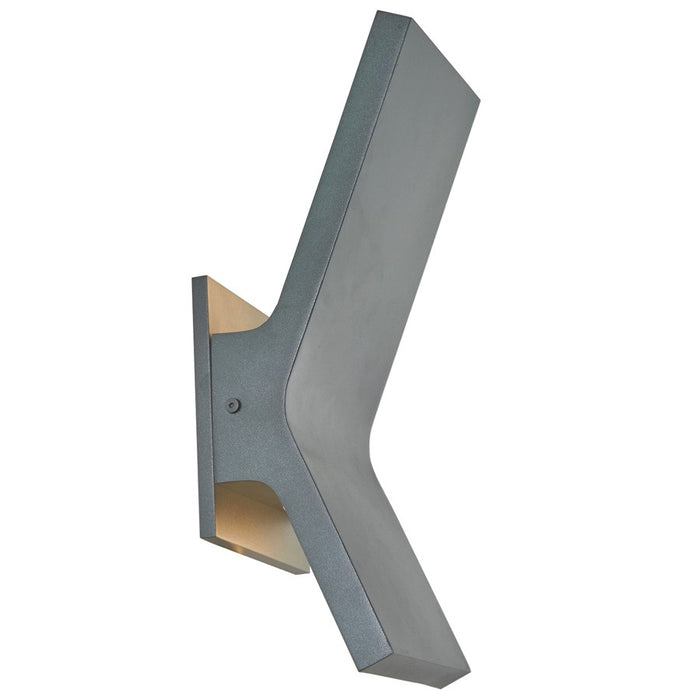 Abra Lighting Yoga 3 Light Angled Wall Fixture, Silica