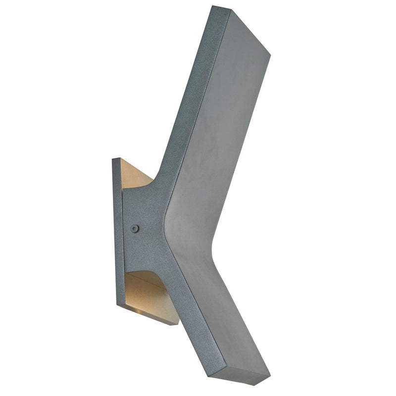 Abra Lighting Yoga 3 Light Angled Wall Fixture, Silica