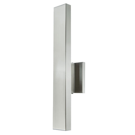 Abra Lighting Yoga 1 Light Straight Wall Light, Steel