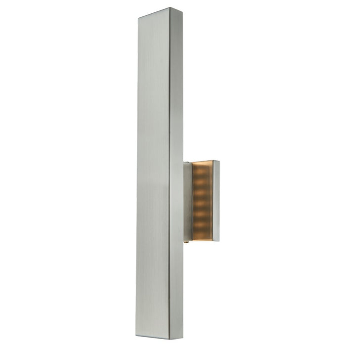 Abra Lighting Yoga 1 Light Straight Wall Light, Steel