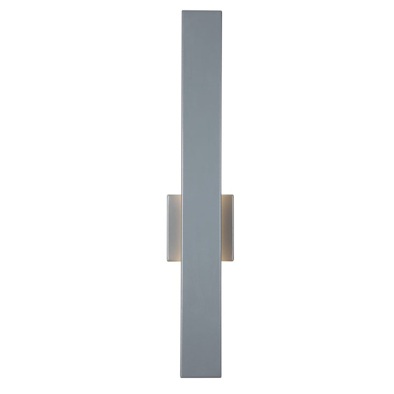 Abra Lighting Yoga 1 Light Straight Wall Fixture, Silica