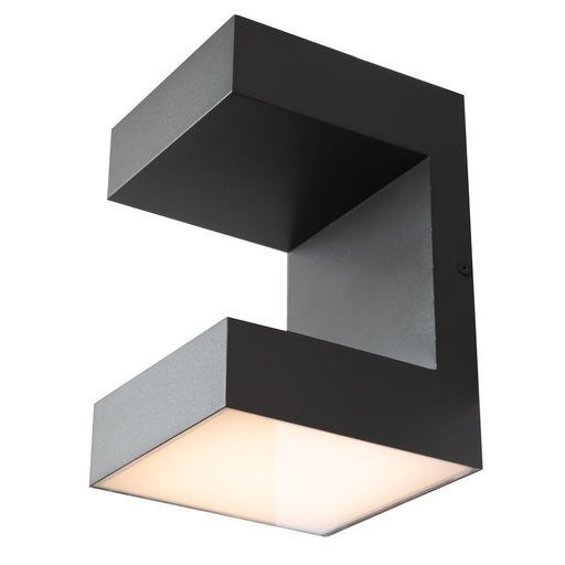 Abra Lighting Yoga 2 Light UP/Down Wall Fixture, Black