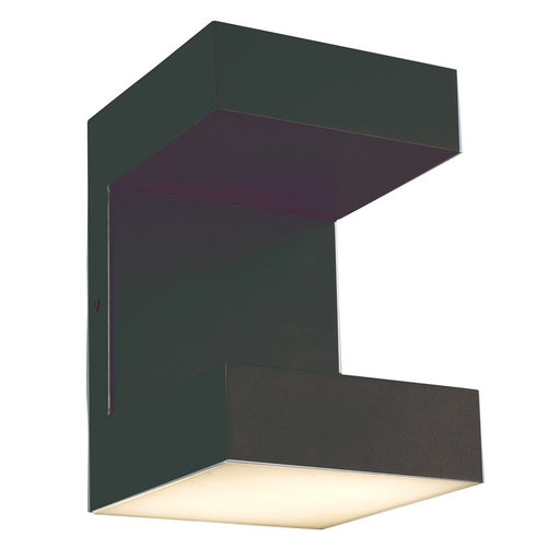Abra Lighting Yoga 2 Light UP/Down Wall Fixture, Black