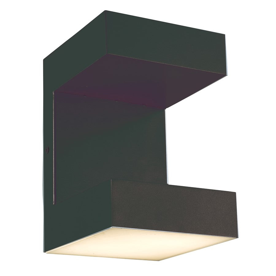 Abra Lighting Yoga 2 Light UP/Down Wall Fixture, Black