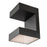 Abra Lighting Yoga 2 Light UP/Down Wall Fixture, Black