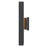Abra Lighting Slate 2 Light 16" Twin Bar Wall Fixture, Black